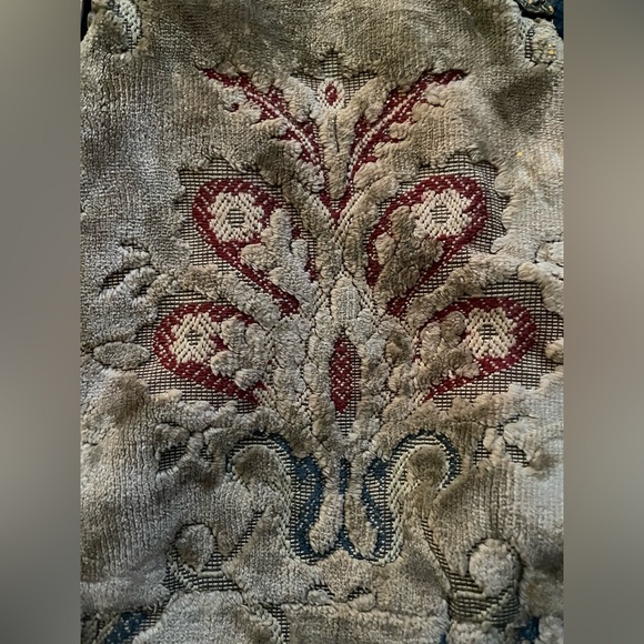 CARPETBAGS of AMERICA Vintage Purse Tan and Burgundy - Picture 3 of 9